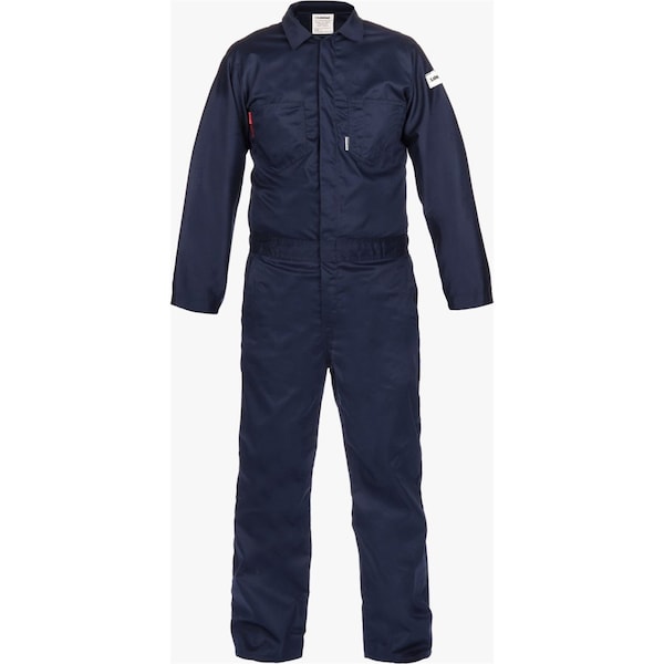 Lakeland 7 oz. 100% FR Cotton Coveralls, Navy, 3-XL NC070FRC13-XXXL - main